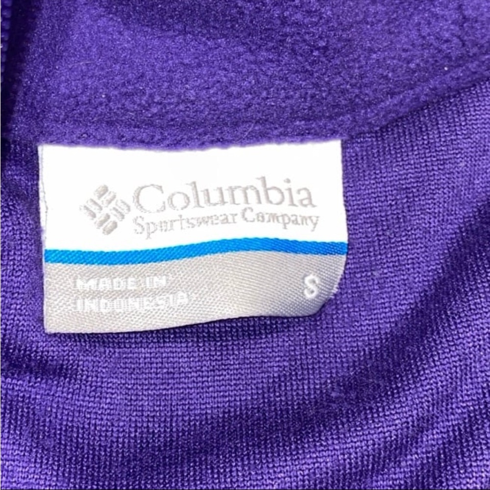 Columbia University Of Washington Fleece 1/4 Zip Size Small‎ - Picture 3 of 6